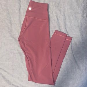 Mauve pink size 4 lululemon wunder under